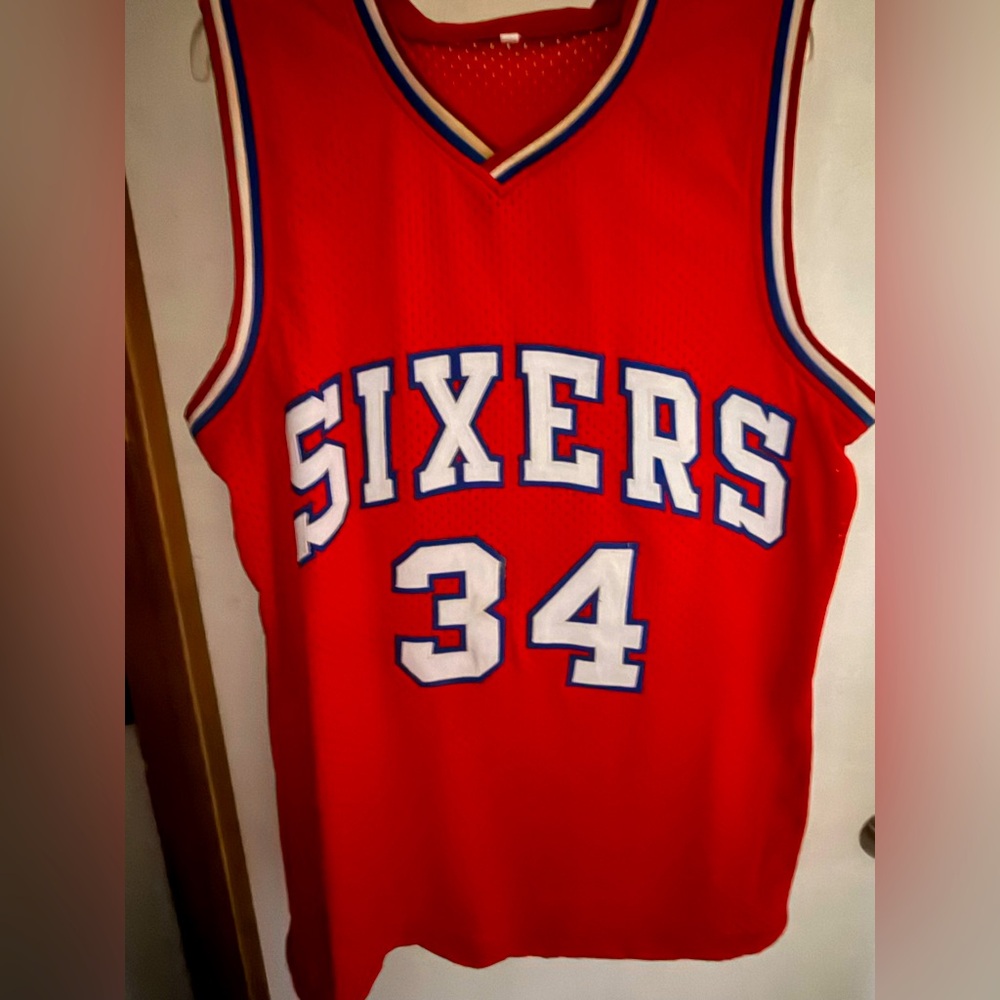 Charles Barkley Sixers jersey